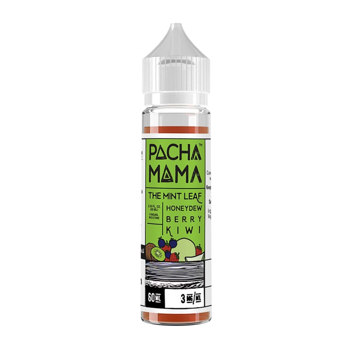 Pacha Mama Charlies – The Mint Leaf Honeydew Berry Kiwi 50ml – 0mg
