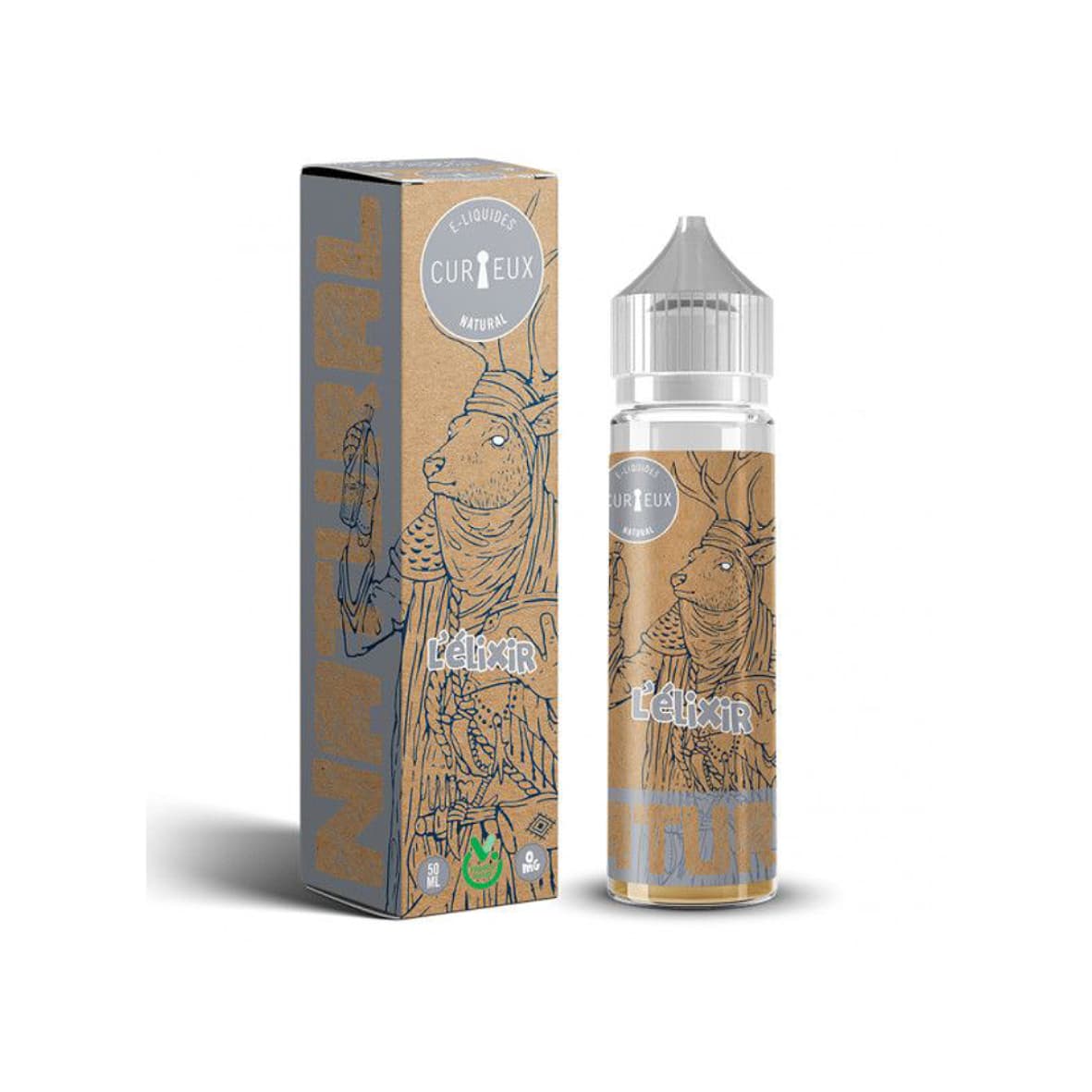Curieux Natural L‘ Elixir 50ml – 0mg