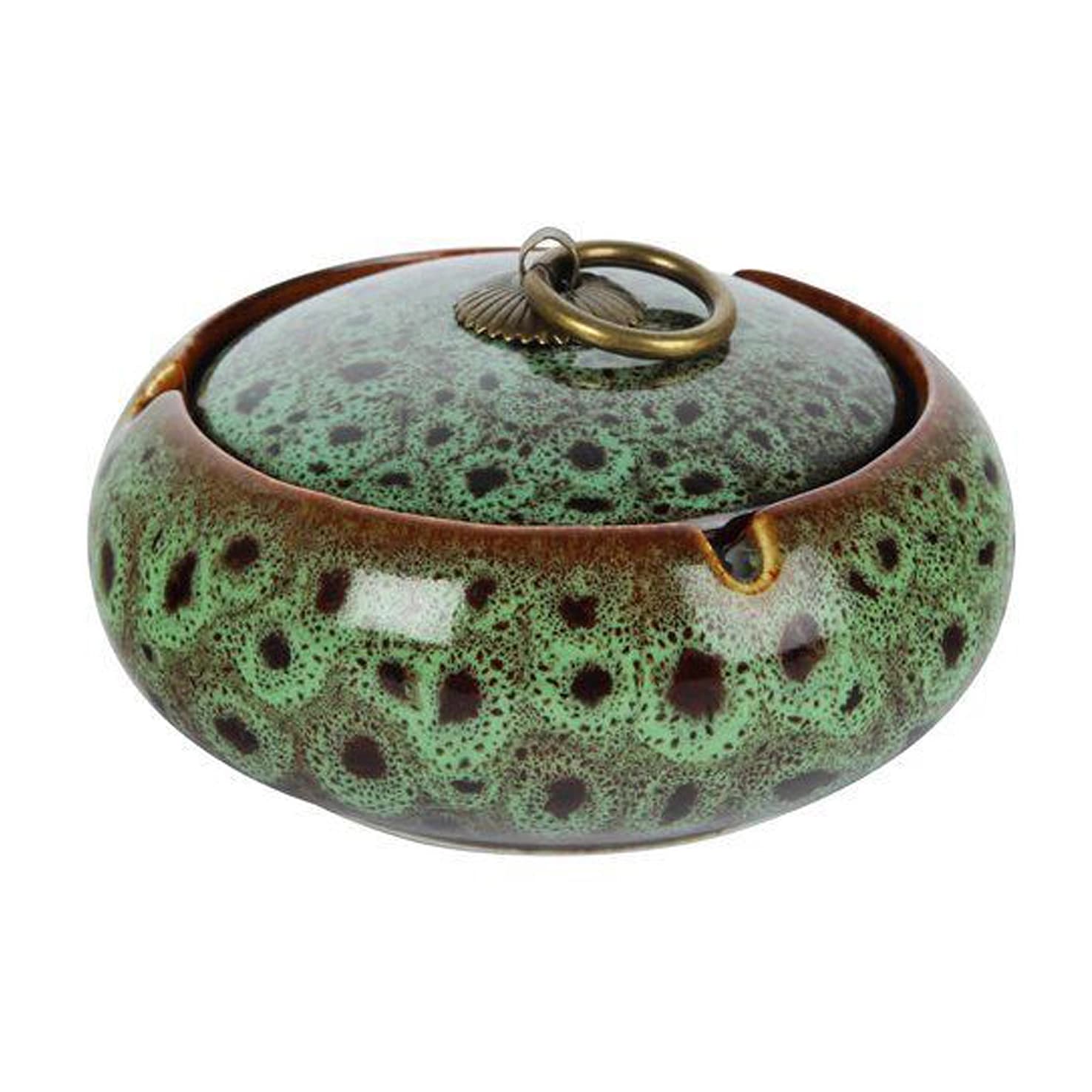 Keramik Aschenbecher orientalisch – Grün