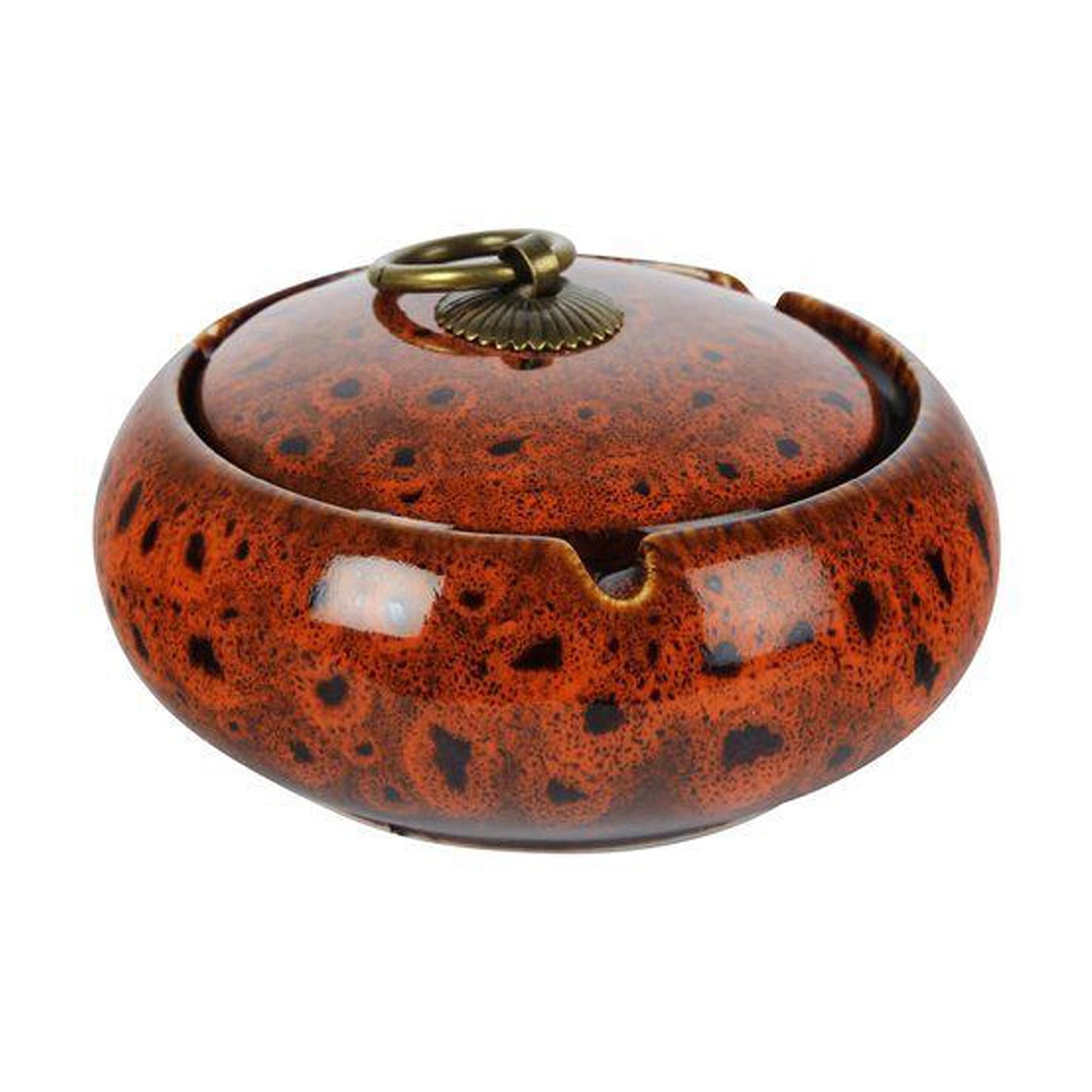 Keramik Aschenbecher orientalisch – Orange