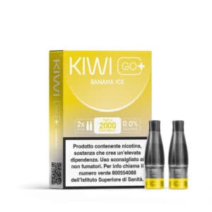 KIWI GO Plus Pod – Banana Ice 0mg