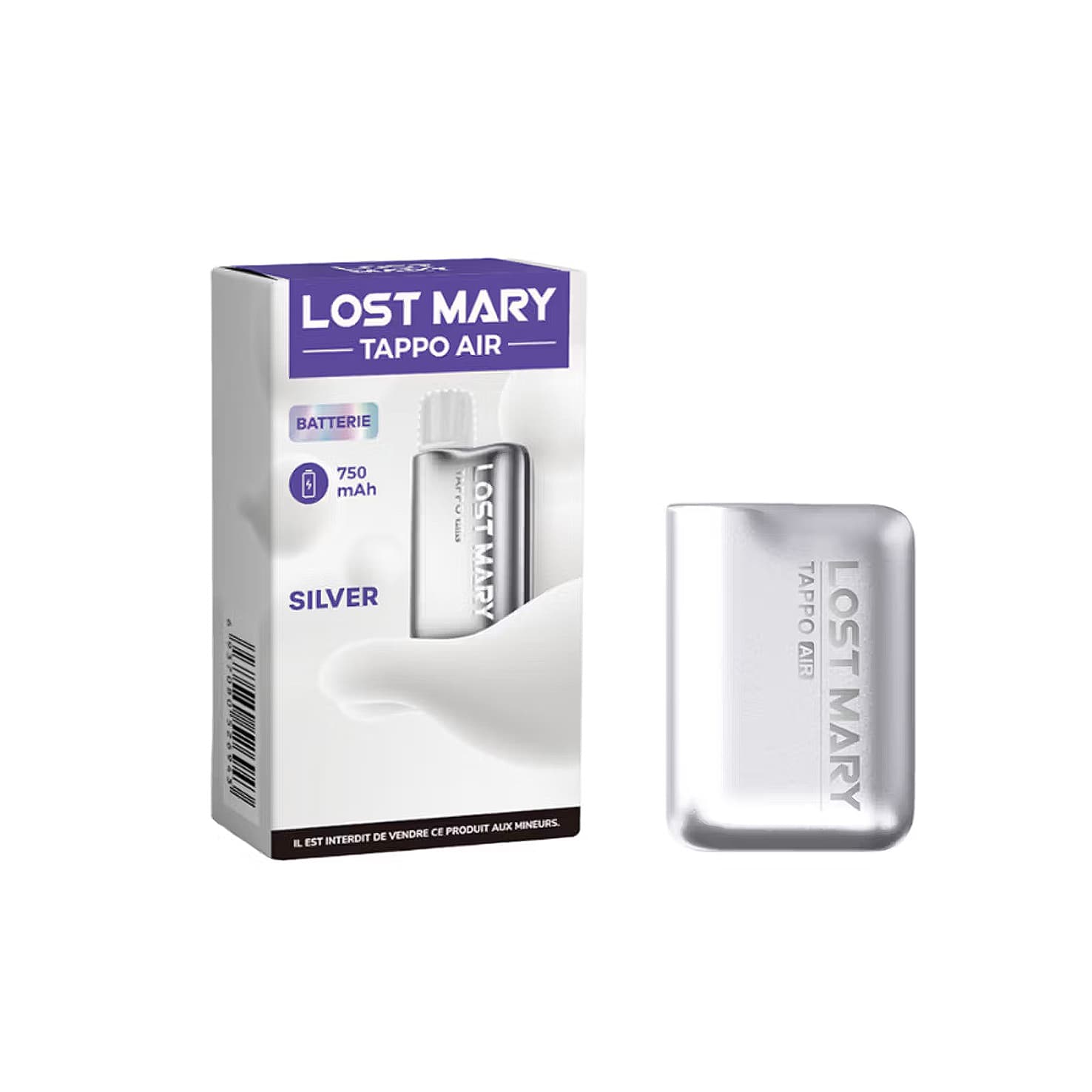 Tappo Air Lost Mary Akkuträger – Silver Limited Edition