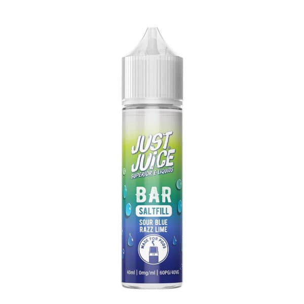 Just Juice BAR RANGE Sour Blue Razz Lime