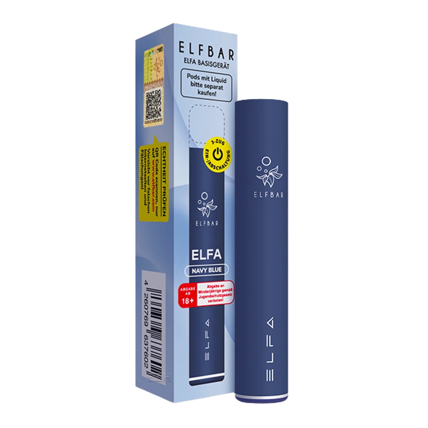 ELFA Navy Blue – Elf Bar Basisgerät (Akkuträger)