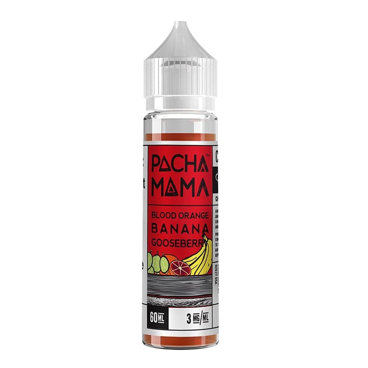Pacha Mama Charlies – Blood Orange Banana Gooseberry 50ml – 0mg