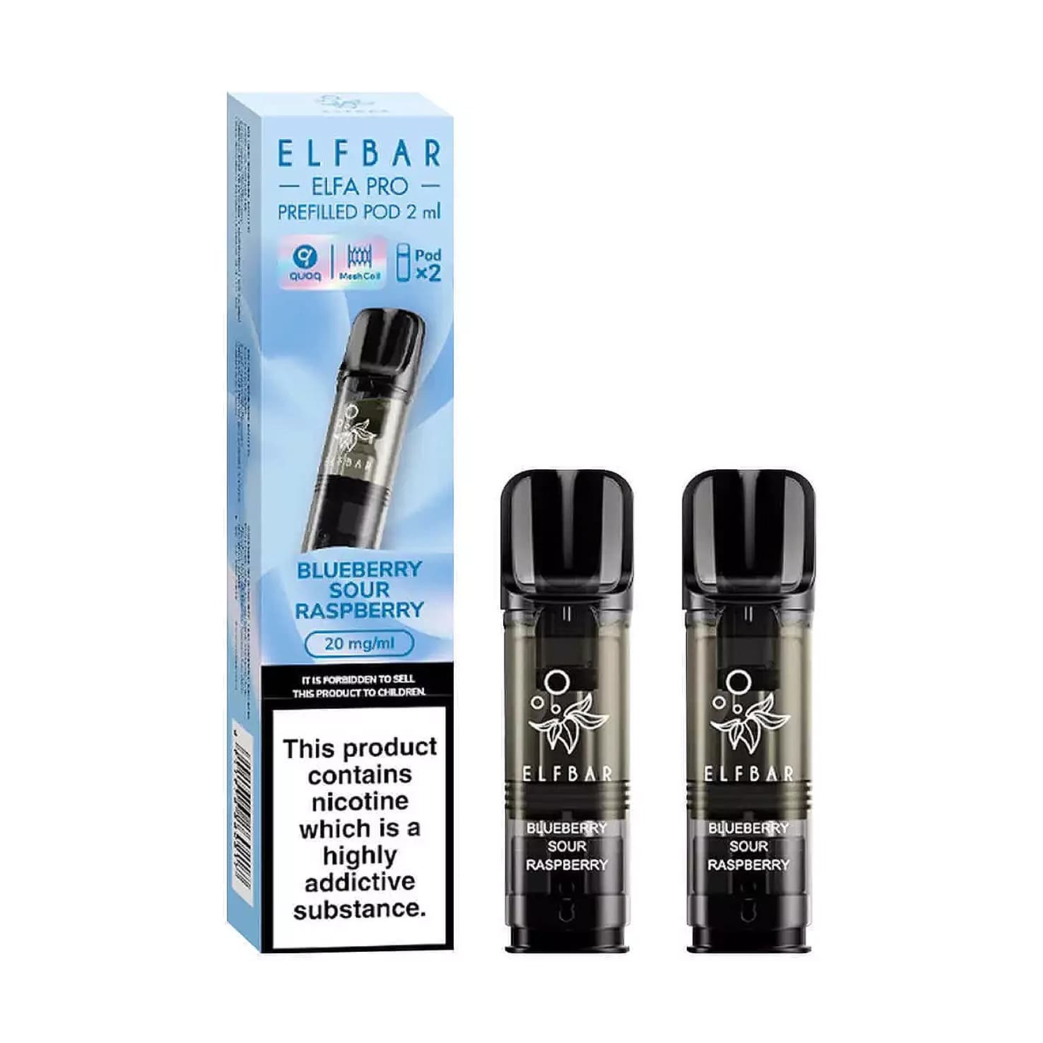 Elf Bar Elfa Pro Pod – Blueberry Sour Raspberry