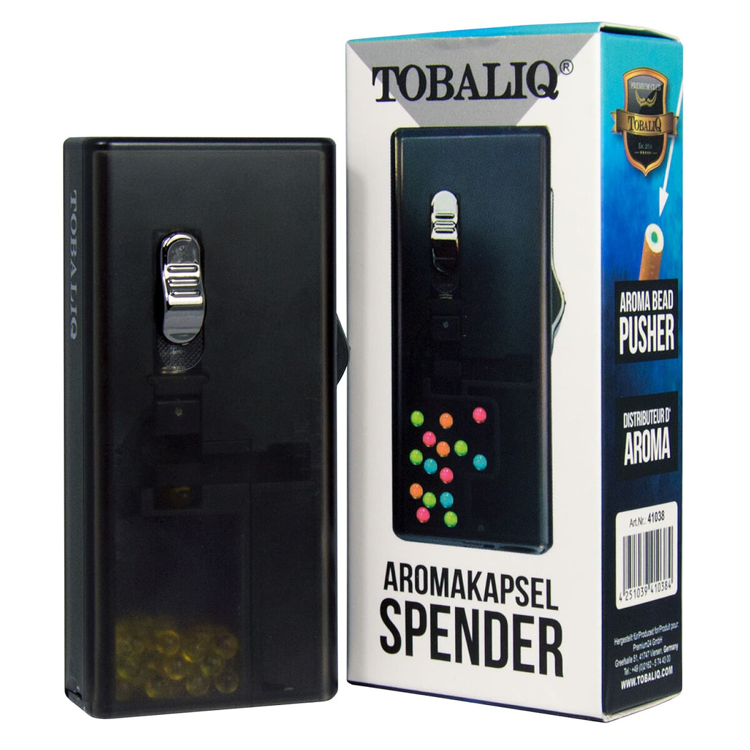 TobaliQ Aromakapsel-Spender und Applikator