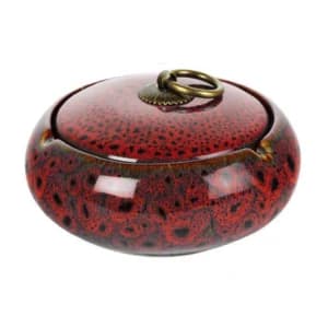 Keramik Aschenbecher orientalisch – Rot