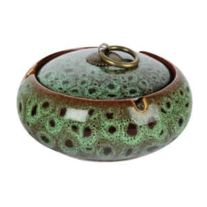 Keramik Aschenbecher orientalisch – Grün