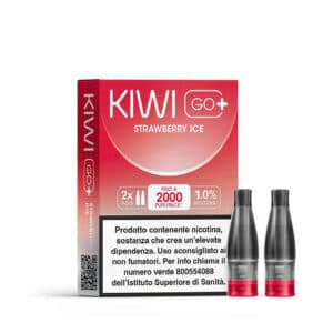 KIWI GO Plus Pod – Strawberry Ice 10mg