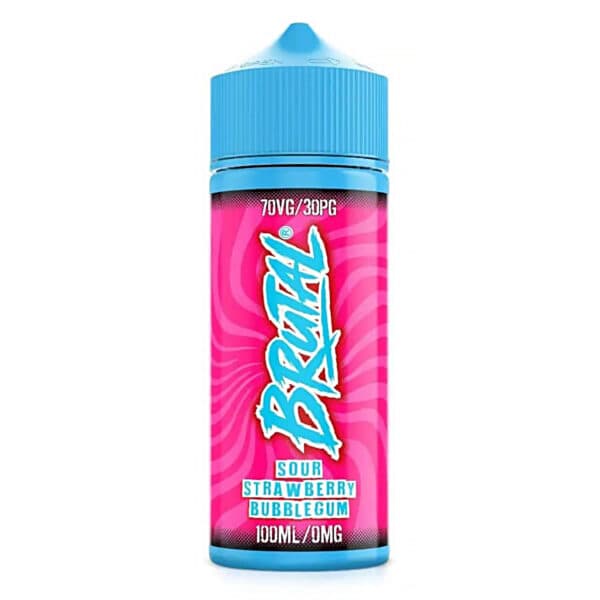Just Juice Brutal Sour Strawberry Bubblegum