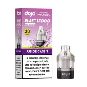 Puff Dojo Blast 15K Jus de Cassis Refilled Pod