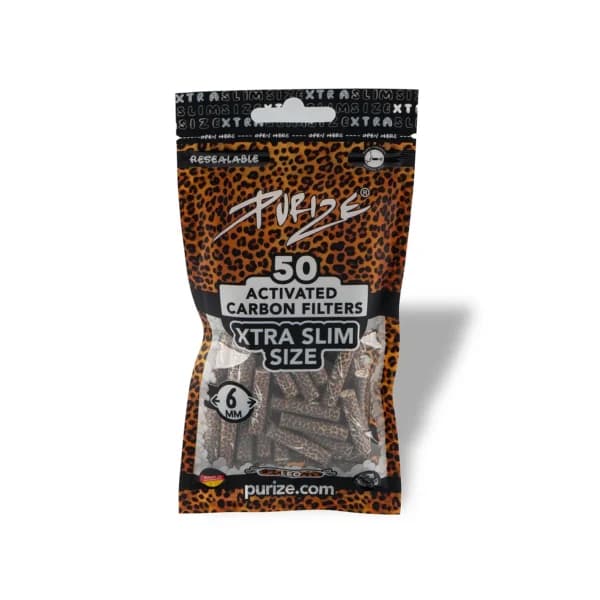 Purize Xtra Slim 50 Leopard Aktivkohlefilter
