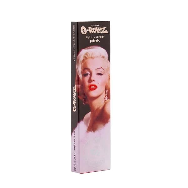 G-Rollz Fabulous Face Pink – 50 King Size Slim Papers